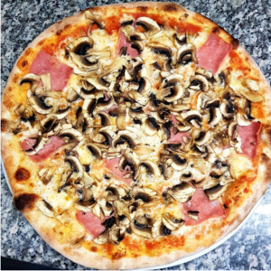 Prosciutto e funghi