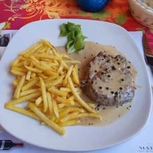 Argentinischer Roastbeef mit grüner Pfeffer